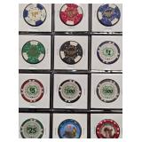 LAS VEGAS CASINO CHIPS (417 J)