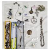 MIXED LOT OF COSTUME JEWELRY (F61)
