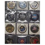 NELLIS AFB OVER-SIZE CHALLENGE COINS (653 D)