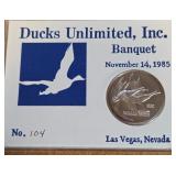 ONE TROY OUNCE SILVER LAS VEGAS COIN (924 H)