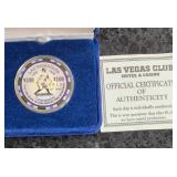 LAS VEGAS CLUB $100 BABE RUTH CHIP (639)