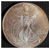 1995 - AMERICAN EAGLE SILVER DOLLAR (656 AS)
