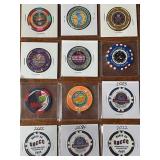 CASINO COMMEMORATIVE CHIPS (457 J)