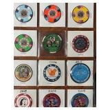 CASINO COMMEMORATIVE CHIPS (641 G)