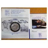 1 TROY OUNCE .999 FINE SILVER MEDALLION (924 D)