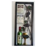 O - TWO PIECES WINE-THEME WALL DECOR (K103)