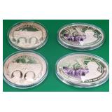 O - LOT OF FOUR COLLECTIBLE COINS (J1)