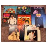O - LOT OF ELVIS VINYL RECORDS (E173)