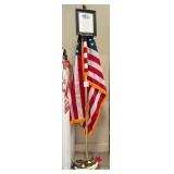 O - US FLAG & FREESTANDING POLE (G104)