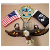 O - AMERICAN EAGLE WALL SCULPTURE & COLLECTIBLES