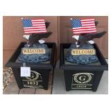 O - OUTDOOR PLANTERS & WELCOME EAGLES (Y7)
