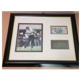 O - JACK NICKLAUS COMMEMORATIVE FRAMED 20X23'