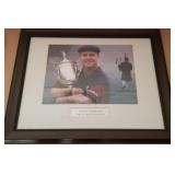 O - PAYNE STEWART GOLFER PHOTO FRAMED 19X23'