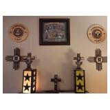 O - US ARMY TABLE LAMPS & WALL DECOR (M72)
