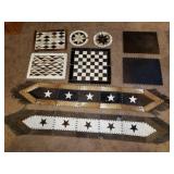 O - VARIETY OF HAND CRAFTED MATS (E5)