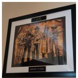 O - WESTERN MOVIE HEROES ART FRAMED (M107)