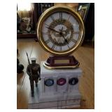 O - BULOVA DESK/ MANTEL CLOCK (E110)