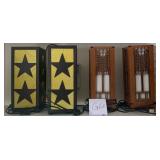 O - LOT OF FOUR TABLE LAMPS (G66)
