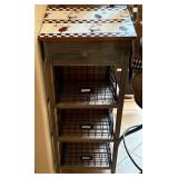 O - KITCHEN ROLLING UTILITY CART (K18)