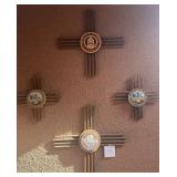 O - FOUR PIECES US ARMY WALL DECOR (Y11)