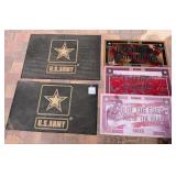 O - LOT OF FIVE FLOOR MATS (Y26)