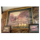 J - THREE PIECES FRAMED ART (K22)