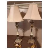 J - PAIR OF MATCHING TABLE LAMPS (K15)