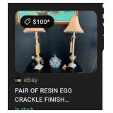 J - PAIR OF MATCHING TABLE LAMPS (M3)