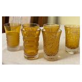 J - SIX PIECES VINTAGE SALVIATI VENZIA GLASSWARE (