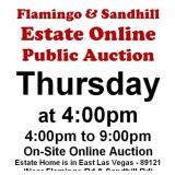 WELCOME TO OUR THURS.@4pm ONLINE PUBLIC AUCTION