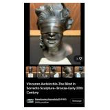J - WHITE METAL SCULPTED BUST (L48)