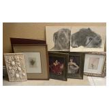 J - MIXED LOT WALL DECOR & FRAMED ART
