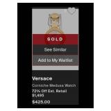 J - VERSACE WATCH IN BOX (L40)