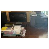 J - HP OFFICE JET PRO PRINTER, MONITOR & KEYBOARD