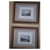 J - TWO PIECES FRAMED ART (R33)