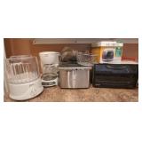 J - FOOD PROCESSOR, COFFEE MAKER, TOASTER OVEN
