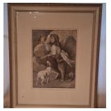 J - FRAMED ART 19X22' (M14)