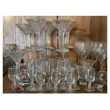 J - MIXED LOT OF STEMWARE (R34)