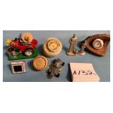 80 - MIXED MINI CLOCKS FIGURINES LOT