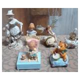 80 - COLLECTIBLE PORCELAIN FIGURINES DECOR LOT