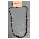 80 - STERLING BEADED FASHION NECKLACE
