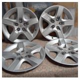 80 - CHEVROLET HUBCAPS SET OF FOUR