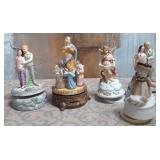 80 - ASSORTED DECORATIVE FIGURINES COLLECTION SET
