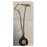 80 - VINTAGE LOCKET WATCH NECKLACE