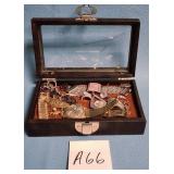80 - MIXED JEWELRY BOX TREASURE LOT
