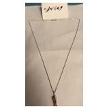 80 - STERLING SILVER PENDANT NECKLACE