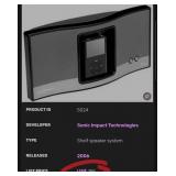 80 - SONY SPEAKER DOCK AUDIO SYSTEM