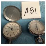 80 - VINTAGE WESTCLOX AND STOPWATCH SET