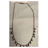 80 - ELEGANT PEARL DANGLE NECKLACE