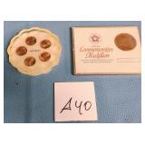 80 - VINTAGE COINS AND COMMEMORATIVE MEDAL